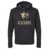 BlackOvis Dark Timber Bull Hoodie -Hunting Clothing Store blackovis darktimber elk hoodie 1