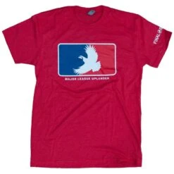 Final Rise Major League Upland Short Sleeve Shirt -Hunting Clothing Store final rise major leage upland tee red 3