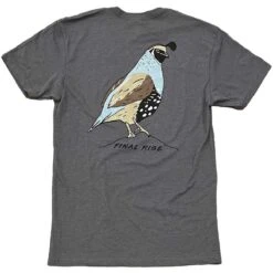 Final Rise Quail Short Sleeve Shirt -Hunting Clothing Store final rise quail tee blue 3