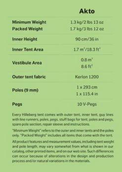 Hilleberg Akto 1 Person Tent 11 Hilleberg Akto 1 Person Tent -Hunting Clothing Store hilleberg akto factbox