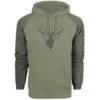 King's Camo Logo Triblend Fleece Hoodie -Hunting Clothing Store ksw705 ogr 3