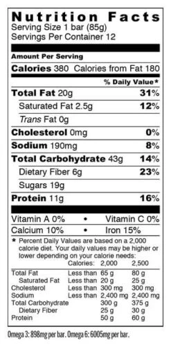 PROBAR Meal Peanut Butter Bar - 12-Pack -Hunting Clothing Store probar peanut butter nutrition 1