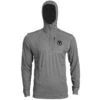 BlackOvis Realm 1/4 Zip Tech Hoodie -Hunting Clothing Store realm lightweight hoody cementgrey 1