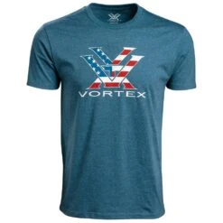 Vortex Stars And Stripes Short Sleeve T-Shirt -Hunting Clothing Store vortex stars and stripes short sleeve t shirt blue